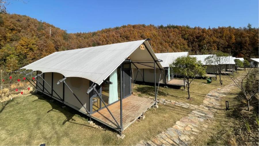 西峡稻田帐篷部落